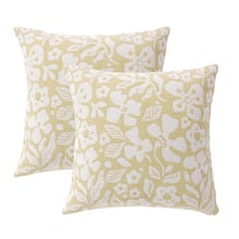 Vista Cotton Jacquard Reversible European Pillowcases (Set of 2)